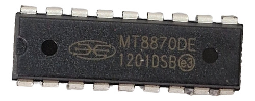 Circuito Integrado Decoder Receiver Dtmf Mt8870 Mt 8870 De
