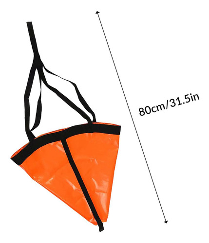 Sea Drogue Anchor Boya Control Calcetín De Remo Para 80cm