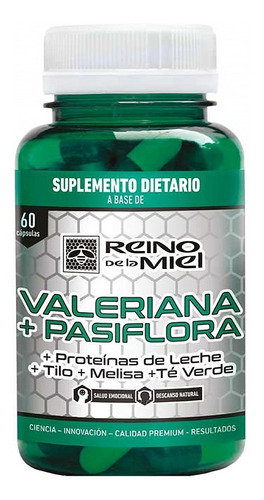 Cápsulas Valeriana + Pasiflora - Reino