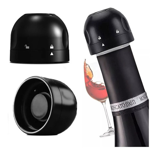 Tapón De Botella Al Vacio Corcho Hermetico Para Champaña