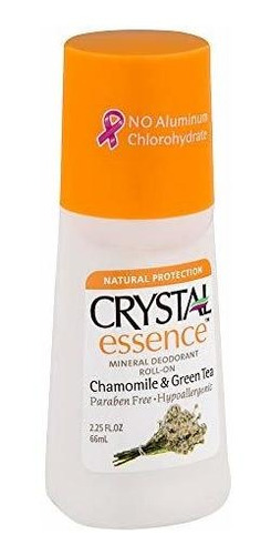 Cristal Desodorante Roll-on Esencia 2.25 Onza De Té De Manza