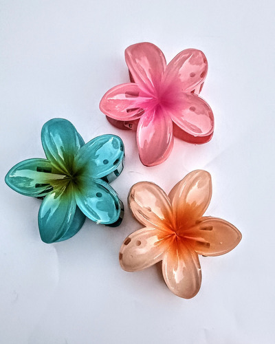 Set X3 Mc'maru Flor Hawaiana - Hebilla Para El Pelo Balis Opción 1
