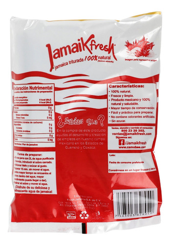 Jamaikfresh Individual 2l Caja Con 200pz