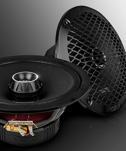 Bocina Medio Rango Para Automóvil DS18 PRO-ZT8 PRO-ZT Series 8 Pulgadas 550 Watts Máximo 225 Watts RMS 2 Vías 4 Ohms Color Negro - 1 Unidad