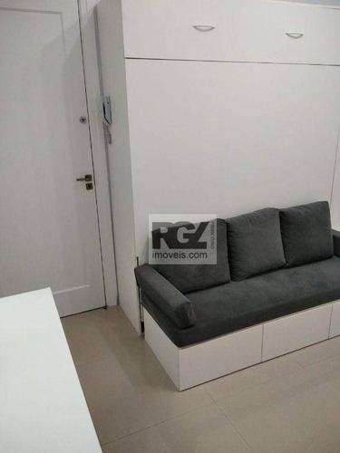 Imagem 14 de 25 de Kitnet Com 1 Dormitório À Venda, 25 M² Por R$ 210.000,00 - José Menino - Santos/sp - Kn0137