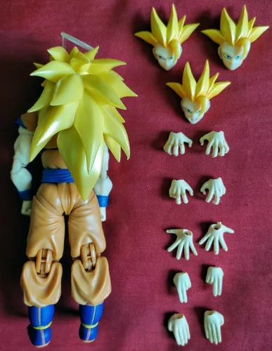 Boneco Goku Super Saiyajin 3 - Leia A Descrição