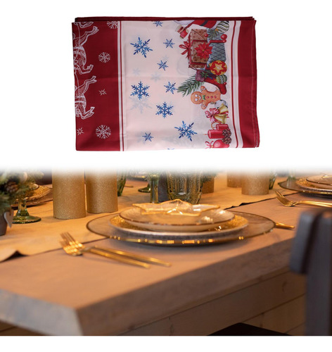 Mantel Navideño, Mantel De Cocina, Protector 140cm X 240cm