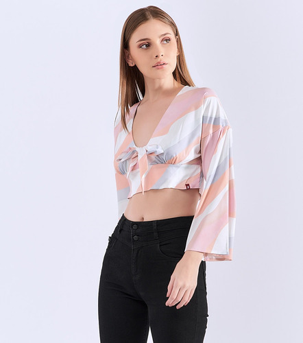 Blusa Para Mujer Corta Unser