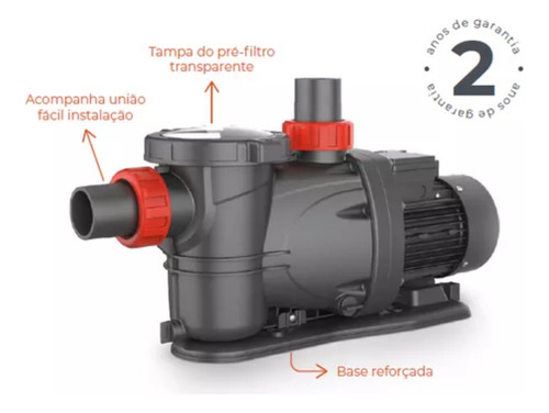 Lepono Xkp405 Motobomba Para Piscinas 1/3 Hp Monofásica