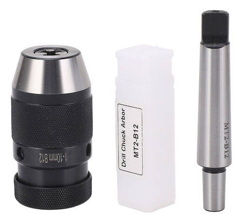Kit Drill Chuck Arbor De 1 A 10 Mm B12 Com Aperto Automático