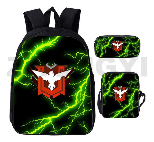 Mochilas 3d De Free Fire Garena For Niños Con Estampado