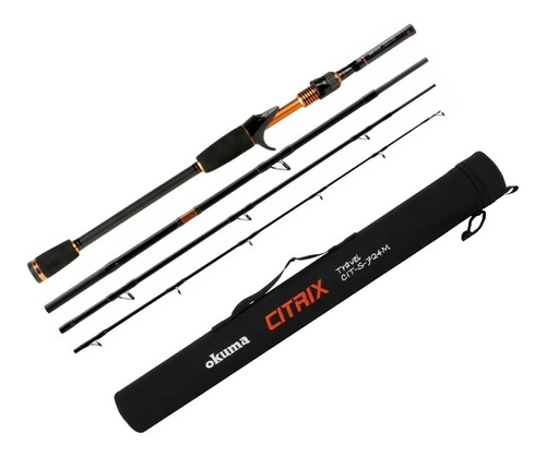 Caña Okuma Citrix 4 Tramos 7.2 Pies 8-17lbs Rotativo Bait