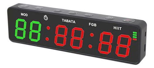 Reloj Temporizador De Gimnasio, Portátil Y Recargable, Inter