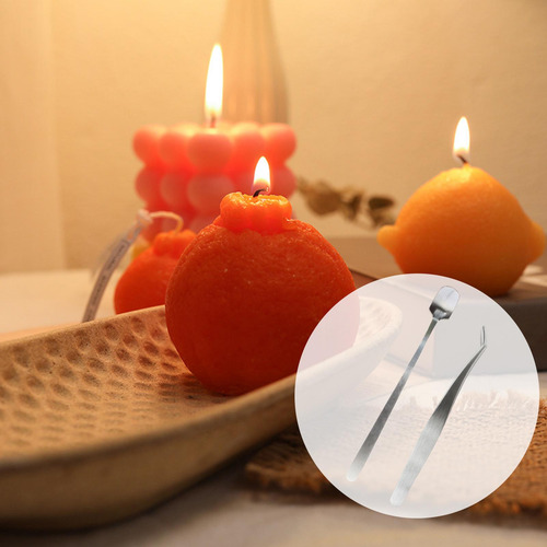 Juego De Accesorios Para Velas Con Mango Largo Para Plata