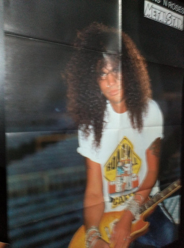 (m065) Poster Jon Bon Jovi * Slash * 81 X 56 (Usado)