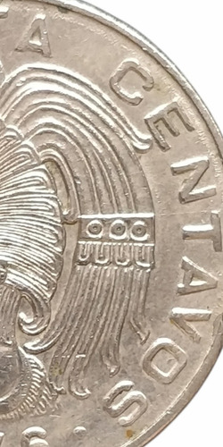 Moneda De 50 Centavos 1976 Ms-67 3 Puntos En El Penacho.