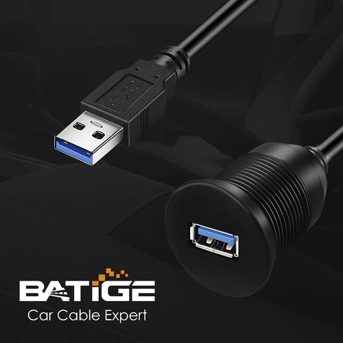 Batige - Soporte Auxiliar Para Coche, Puerto Unico, Usb 3.0