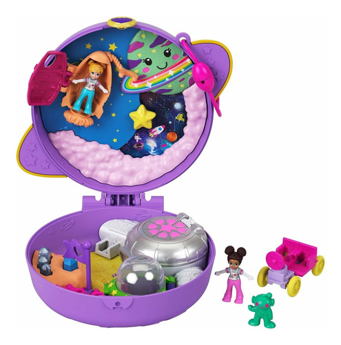 Polly Pocket Saturn Space Explorer Compact Con Revelaci Jms