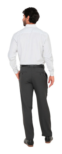 Pantalón De Vestir Straight Kenneth Cole Gris Oxford 32 X 30