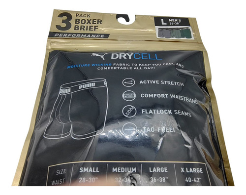 Boxer Puma Para Hombre Sportstyle 3 Pack