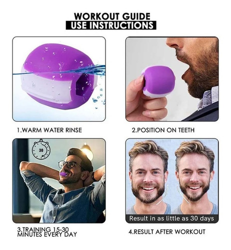 Imagen 9 de 10 de 3 Pelotas De Ejercicios De Mandíbula, Entrenamiento Facial