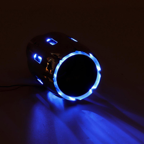 Punta De Escape Universal Compatible Con Automóvil, Con Luz