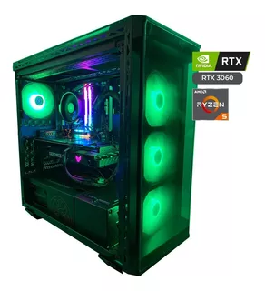 Pc Gamer Ryzen 5600x Nvidia Rtx 3060 Ti 16gb Rgb Ssd M.2 Rgb