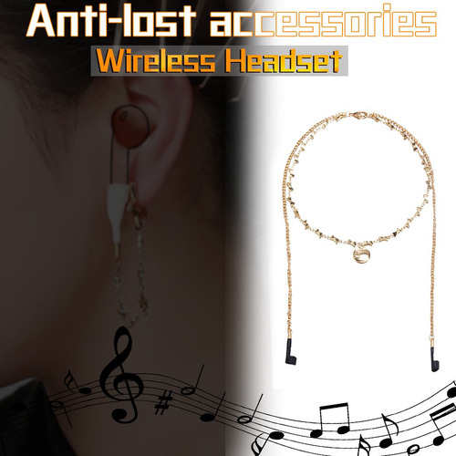 Auriculares Bluetooth Con Pendientes En Forma De Y, Antipérd