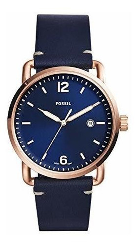 Reloj Fossil Correa Cuero Azul