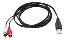 Comprar . Cable Usb A Macho A 2x Rca Macho Cable Av Audio Pc Cable
