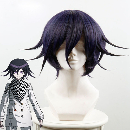 Danganronpa Kokichi Oma - Peluca Para Disfraz De Cosplay