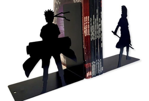 Imagen 6 de 8 de Sujeta Libros Naruto Y Sasuke Decometal Gv