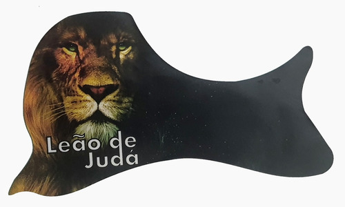 Escudo Rrp Para Violão Folk Ou Jumbo Leão De Judá