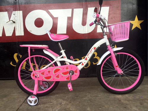 Bicicleta Niña Rodado 20 Diseño Exclusivo -mundomotos.uy