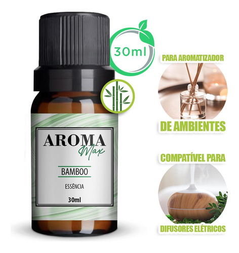 Essência Bamboo Difusor Aromatizador Concentrada 30ml Aromax