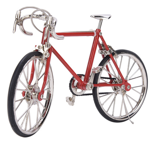 Vehículo De Bicicleta Simulado De Aleación En Miniatura 1:10