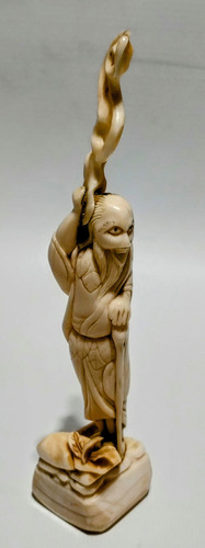 Antiguo Netsuke Japonés Siglo 18 15 Cm (Usado)