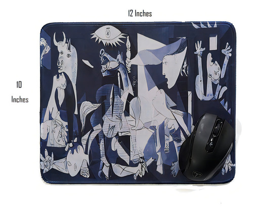 Mouse pad antiderrapante para escritório Picasso Gu