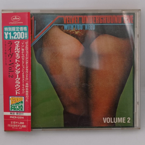 The Velvet Underground 1969 Live Vol.2 Cd Jap Obi Musicoviny