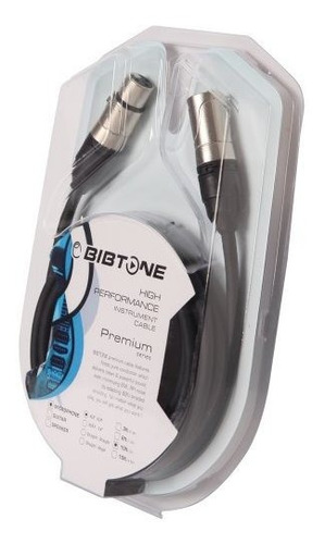 Bibtone 15 Premium Cable Micrófono 15ft(4.6m)