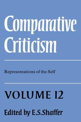 Libro Comparative Criticism: Representations Of The Self ...