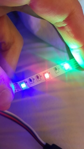 Imagen 9 de 9 de Cinta Led Carrete De Luz Led De 5 Metros Rbg Con Su Control