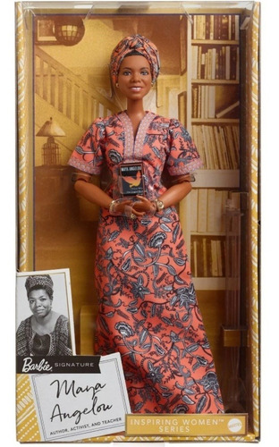 Imagem 6 de 6 de Barbie Signature Collector Maya Angelou Mattel Ms