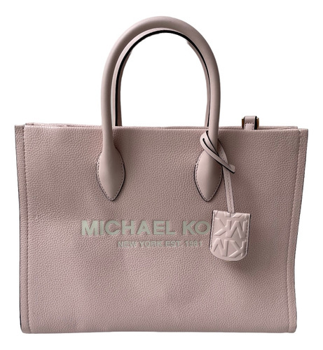 Bolsa Tote Michael Kors Pink Medium Acabado de los herrajes Dorado Color Rosa Color de la correa de hombro Rosa Diseño de la tela Liso