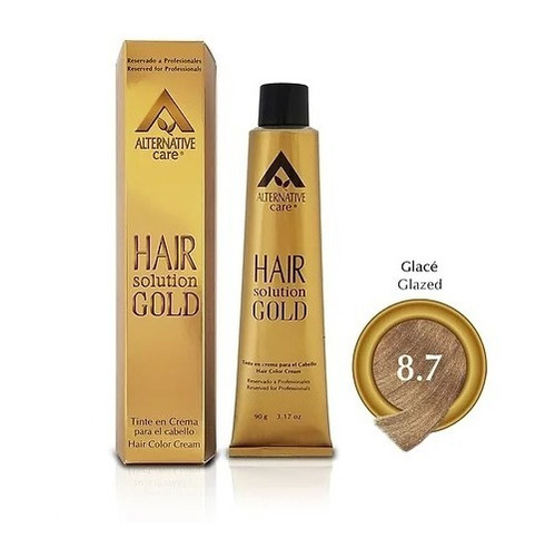 Tinte Hair Solution Gold 60ml Glase 8.7