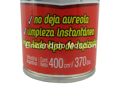 Imagen 2 de 5 de Espuma Limpia Tapizados En Aerosol K78 400 Cc