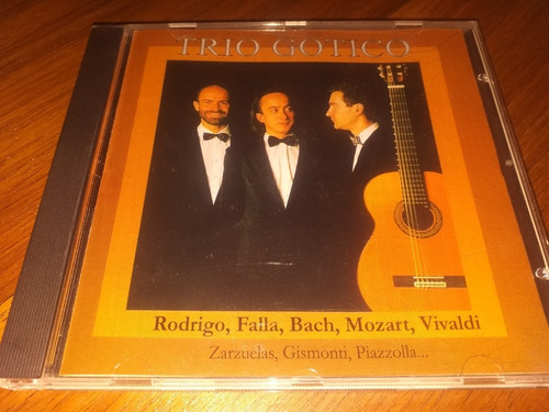 Trio Gótico Cd 2007 Guitarras Rodrigo Falla Bach Mozart 