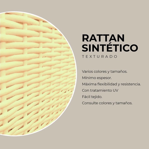 Rollo De Rattan Sintético