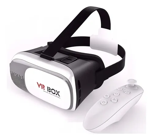 Óculos de Realidade Virtual VR Box 3D com Controle Bluetooth Celular
