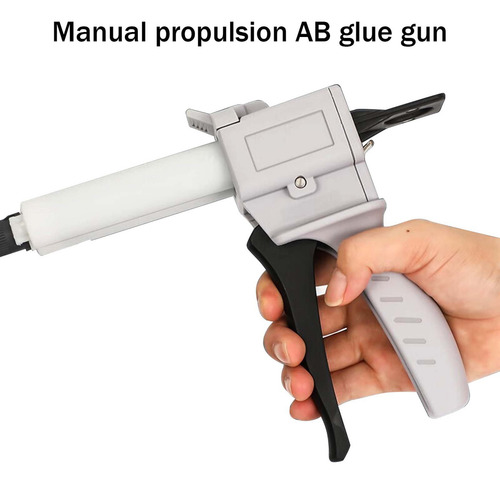 Pistola De Pegamento Epoxi Ab De 50 Ml, Pistola De Pegamento